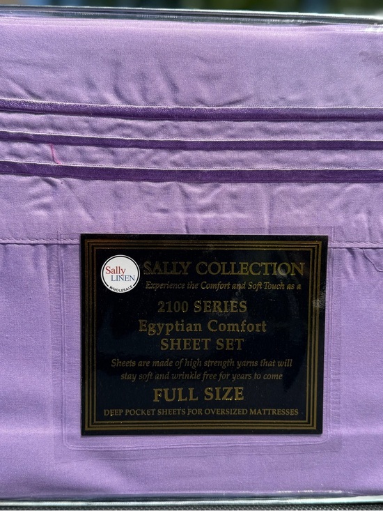 Other - Full size bed sheets set, deep pocket,brand new 4PCS, lavender color